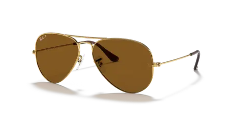 Ray-Ban Aviator RB3025 Dourado Polarizado